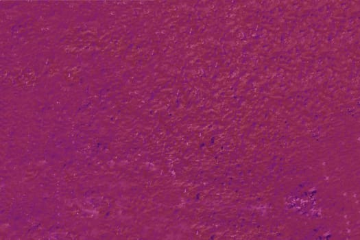 The surface of old, time and weather damaged red, purple paint on a wall.
