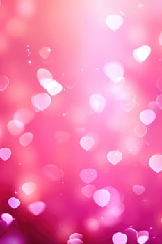 pink bokeh abstract background. AI Generated