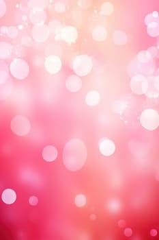 pink bokeh abstract background. AI Generated