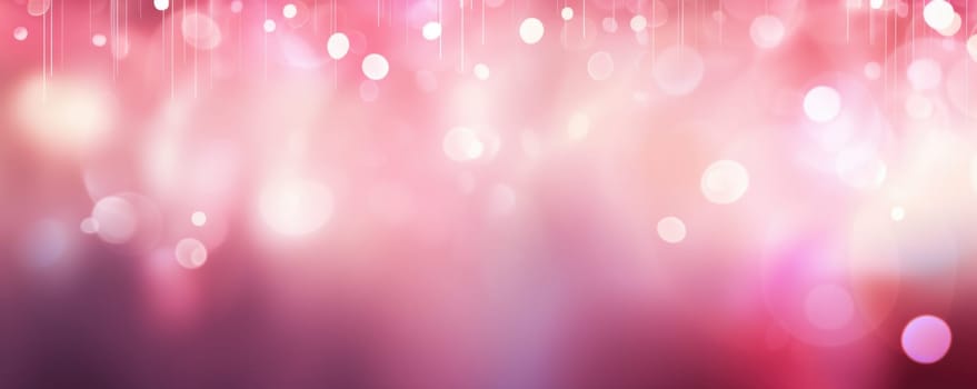 pink bokeh abstract background. AI Generated