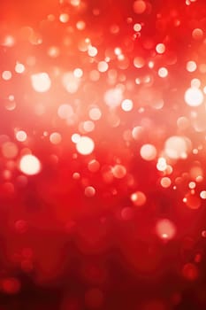 red bokeh abstract background. AI Generated