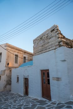 Frankish Castle Paroikia in Paros, Greece