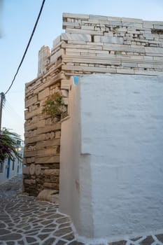 Frankish Castle Paroikia in Paros, Greece