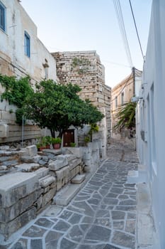 Frankish Castle Paroikia in Paros, Greece