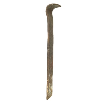 Crowbar isolated on white background. High quality 3d illustration