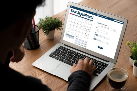 Online applointment booking calendar for modish regristration on the internet website