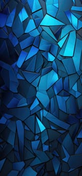 Explore the depth of abstract wallpaper bold graphic illustration - Generative AI. Abstract, rectangle, wallpaper, blue.