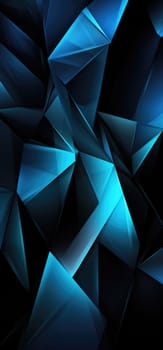 Explore the depth of abstract wallpaper bold graphic illustration - Generative AI. Abstract, rectangle, wallpaper, blue.