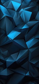 Explore the depth of abstract wallpaper bold graphic illustration - Generative AI. Cube, minimal, wallpaper, blue.