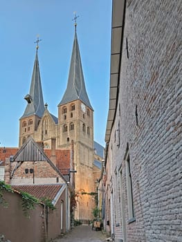View on the Bergkerk in Deventer the Netherlands