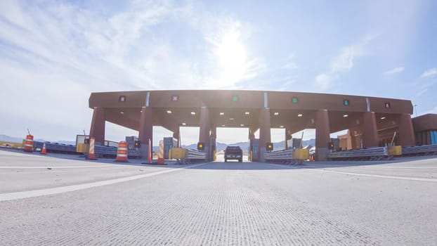 On a road trip to California, driving through the checkpoint on Highway 15 marks the transition into the Golden State, as travelers anticipate the adventures that lie ahead.