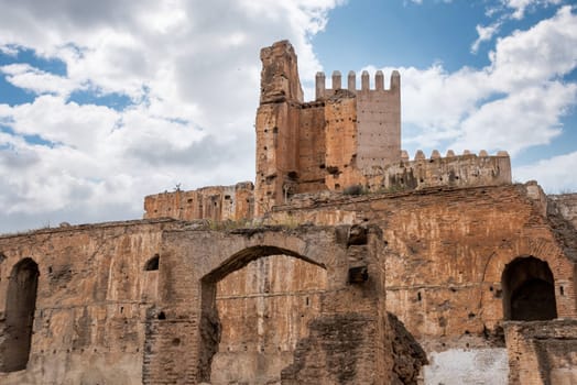 Fortified city wall of the medina of Fes, Morocco