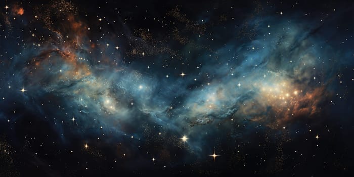 Milky Way in a cosmos or galaxy
