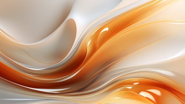 An electrifying fusion of bold curves and liquid material, this abstract masterpiece captivates with its fluid movement and wild energy - abstract organic background - Generative AI
