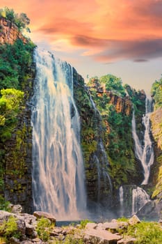 Panorama Route South Africa Lisbon Falls , Lisbon Falls is the highest waterfall in Mpumalanga, South Africa. The waterfall is 94 m high. The waterfall lies on the Panorama Route South Africa