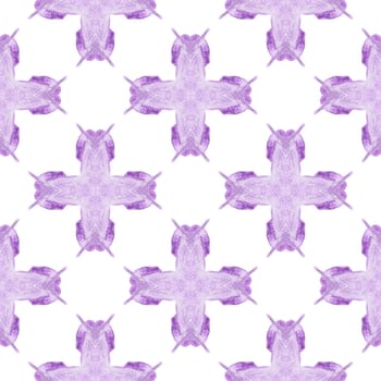 Repeating striped hand drawn border. Purple fascinating boho chic summer design. Textile ready vibrant print, swimwear fabric, wallpaper, wrapping. Striped hand drawn design.