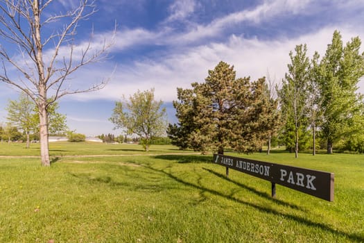 James Anderson Park in the East View area of Saskatoon