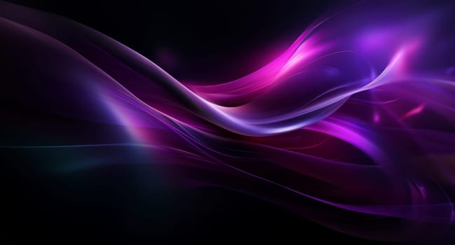 abstract graphic waves of delicate color in 4k