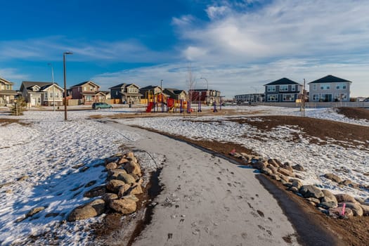 Struthers Park is located in the Rosewood neighborhood of Saskatoon.