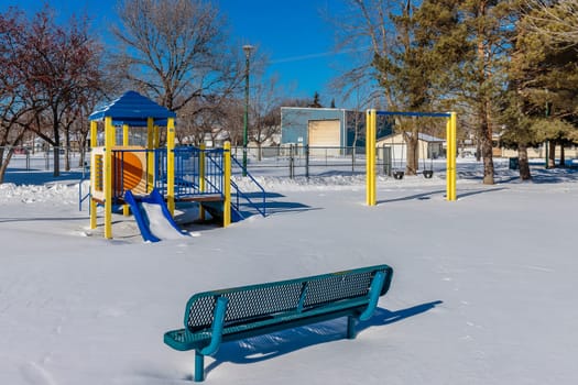 Optimist Park is located in the Riversdale neighborhood of Saskatoon.