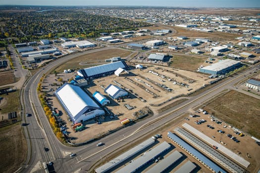 Marquis Industrial is an industrial park located in the North Industrial SDA Suburban Development Area of Saskatoon, Saskatchewan. Industrial parks are usually located close to transport facilities, especially where more than one transport modalities coincide.