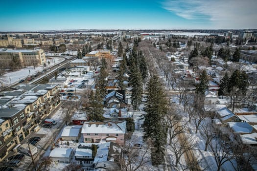 Varsity View is a mostly residential neighbourhood located near central Saskatoon, Saskatchewan, Canada. It is immediately south of the University of Saskatchewan campus. It is an older suburban subdivision, comprising a mixture of low-density, single detached dwellings, detached duplexes and apartment-style units