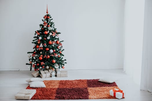 Christmas Decor white room new year tree gifts 2018 2019