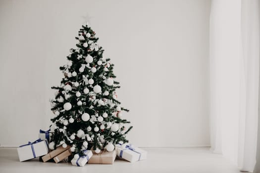 Christmas Decor Christmas tree on a white background 1