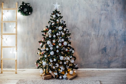 Christmas holidays with Christmas tree decor gifts