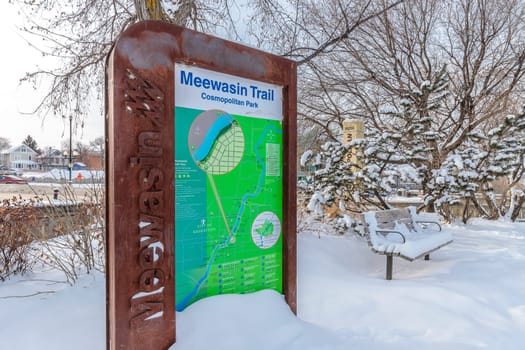 Cosmopolitan Park is located in the Nutana neighborhood of Saskatoon.