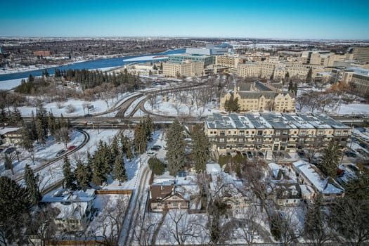 Varsity View is a mostly residential neighbourhood located near central Saskatoon, Saskatchewan, Canada. It is immediately south of the University of Saskatchewan campus. It is an older suburban subdivision, comprising a mixture of low-density, single detached dwellings, detached duplexes and apartment-style units