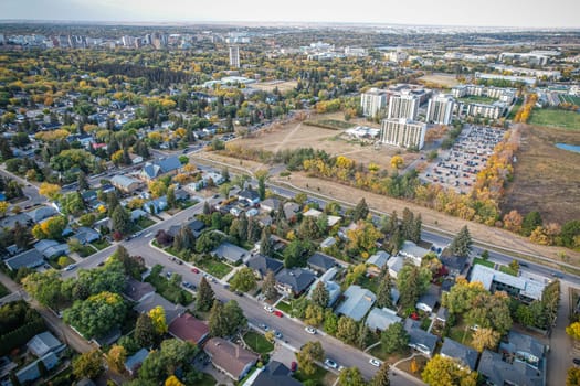 Varsity View is a mostly residential neighbourhood located near central Saskatoon, Saskatchewan, Canada. It is immediately south of the University of Saskatchewan campus. It is an older suburban subdivision, comprising a mixture of low-density, single detached dwellings, detached duplexes and apartment-style units