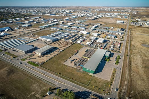 Marquis Industrial is an industrial park located in the North Industrial SDA Suburban Development Area of Saskatoon, Saskatchewan. Industrial parks are usually located close to transport facilities, especially where more than one transport modalities coincide.