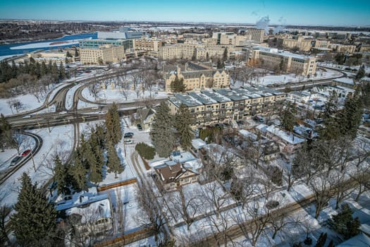 Varsity View is a mostly residential neighbourhood located near central Saskatoon, Saskatchewan, Canada. It is immediately south of the University of Saskatchewan campus. It is an older suburban subdivision, comprising a mixture of low-density, single detached dwellings, detached duplexes and apartment-style units