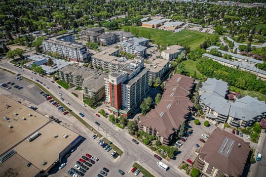 Nutana Suburban Centre is a mixed-development neighbourhood located in south-central Saskatoon, Saskatchewan, Canada. It is a classified as a suburban centre subdivision, composed of medium to high-density multiple-unit dwellings, commercial areas and civic facilities.