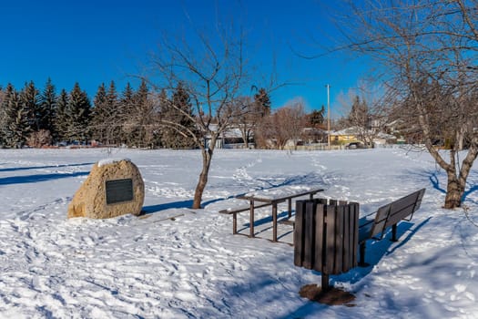 Raoul Wallenberg Park is located in the Varsity View neighborhood of Saskatoon.