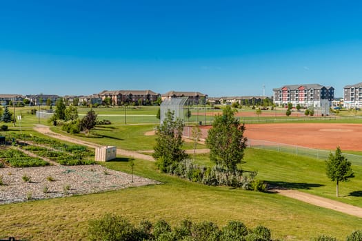 Peter Zakreski Park is located in the Stonebridge neighborhood of Saskatoon.