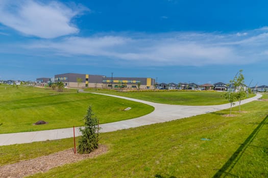Funk Park is located in the Evergreen neighborhood of Saskatoon.