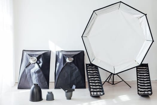 Equipment white photo studio flash software accessories photographer