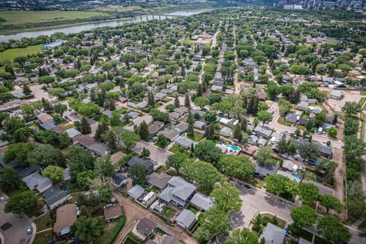 Richmond Heights, adjacent to the South Saskatchewan River, features walking trails in the Meewasin Valley. G.D. Archibald Park North hosts baseball and soccer games.