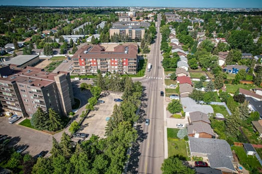 River Heights is a neighbourhood in Lawson Suburban Development Area, Saskatoon, Saskatchewan. Its eastern boundary borders the South Saskatchewan River. The suburb is just south of the Mall at Lawson Heights