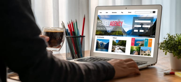 Online travel agency website for modish search and travel planning offers deal and package for flight , hotel and tour booking