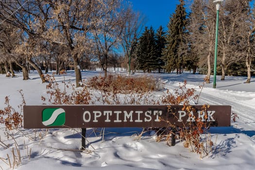 Optimist Park is located in the Riversdale neighborhood of Saskatoon.