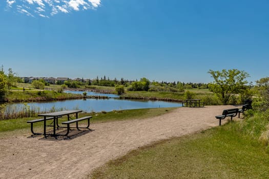 Lakewood Park is located in the Wildwood neighborhood of Saskatoon.