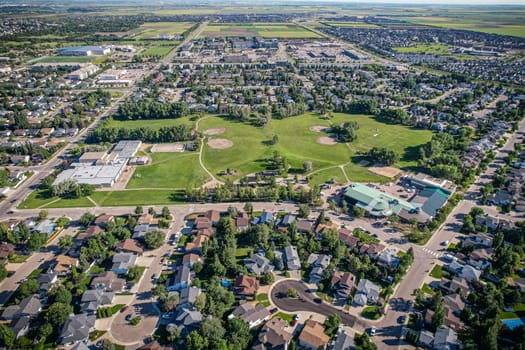 Erindale is a primarily residential neighborhood located in northeast Saskatoon, Saskatchewan, Canada. It is mostly made up of low-density single detached dwellings.