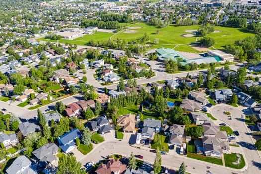 Stunning Aerial View of Arbor Creek, Saskatoon - A Drone's Perspective of Urban Beauty
