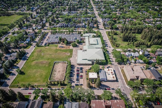 Varsity View is a mostly residential neighbourhood located near central Saskatoon, Saskatchewan, Canada. It is immediately south of the University of Saskatchewan campus. It is an older suburban subdivision, comprising a mixture of low-density, single detached dwellings, detached duplexes and apartment-style units