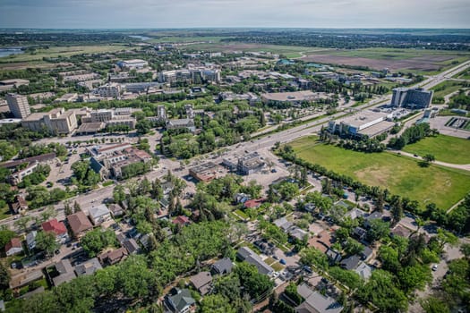 Varsity View is a mostly residential neighbourhood located near central Saskatoon, Saskatchewan, Canada. It is immediately south of the University of Saskatchewan campus. It is an older suburban subdivision, comprising a mixture of low-density, single detached dwellings, detached duplexes and apartment-style units