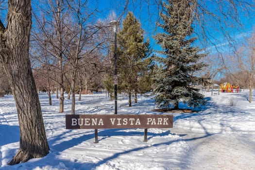 Buena Vista Park is located in the Buena Vista neighborhood of Saskatoon.