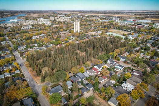 Varsity View is a mostly residential neighbourhood located near central Saskatoon, Saskatchewan, Canada. It is immediately south of the University of Saskatchewan campus. It is an older suburban subdivision, comprising a mixture of low-density, single detached dwellings, detached duplexes and apartment-style units